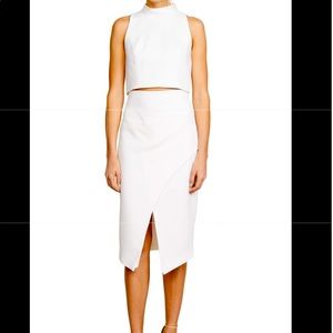 Black Halo 2 piece skirt and top SIZE 0